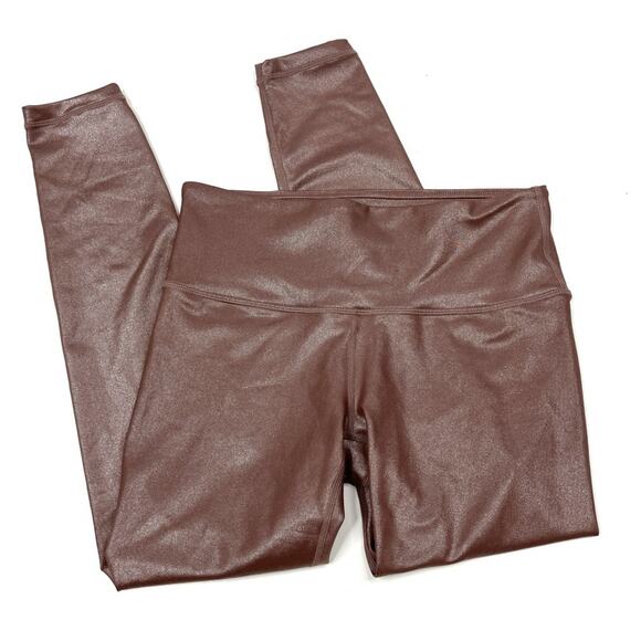 Athleta | Elation Shimmer Leggings in Powervita Cinnamon Color XS PETITE - Picture 1 of 6